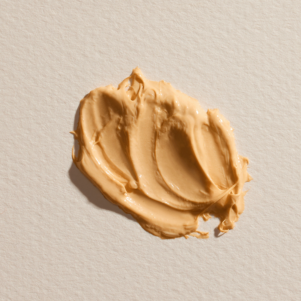 Divine Ritual™ Clay Mask smeared on a white card